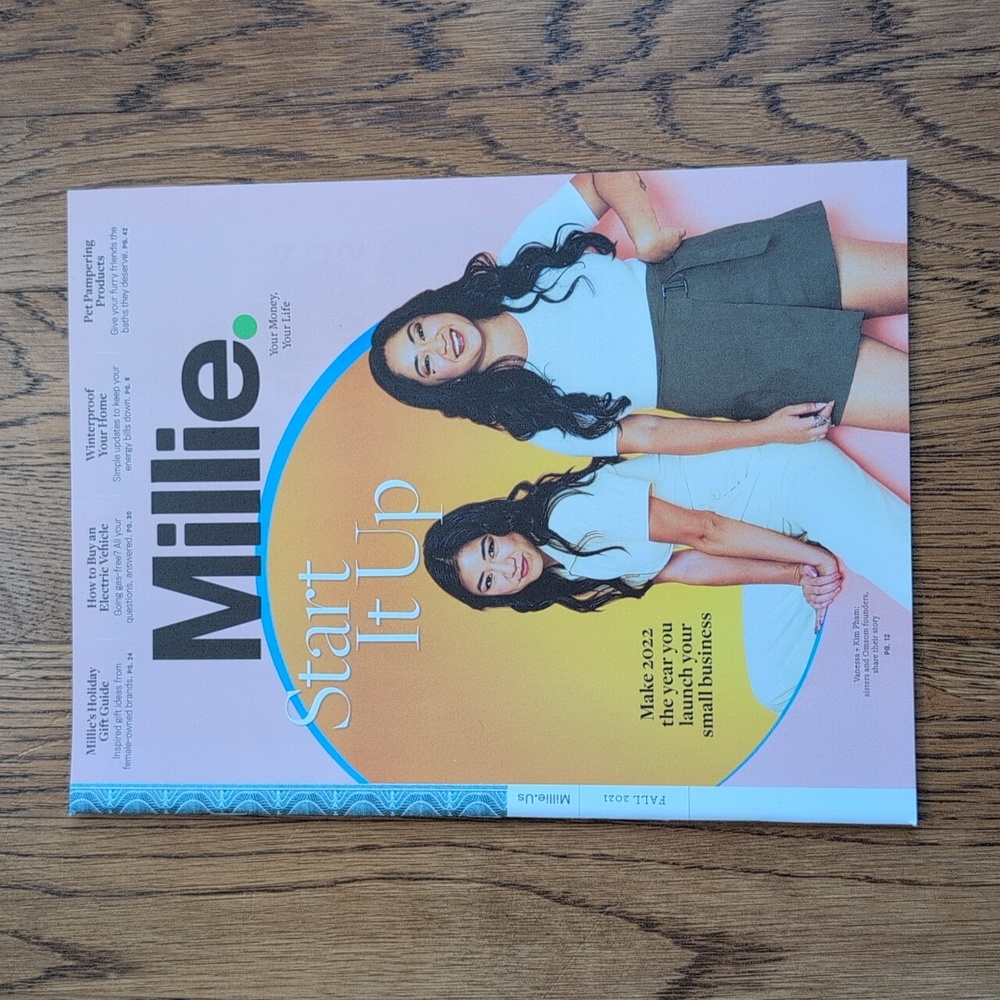 Millie Magazine Fall 2021 Start It Up Your Money, Your Life Vanessa + Kim Pham